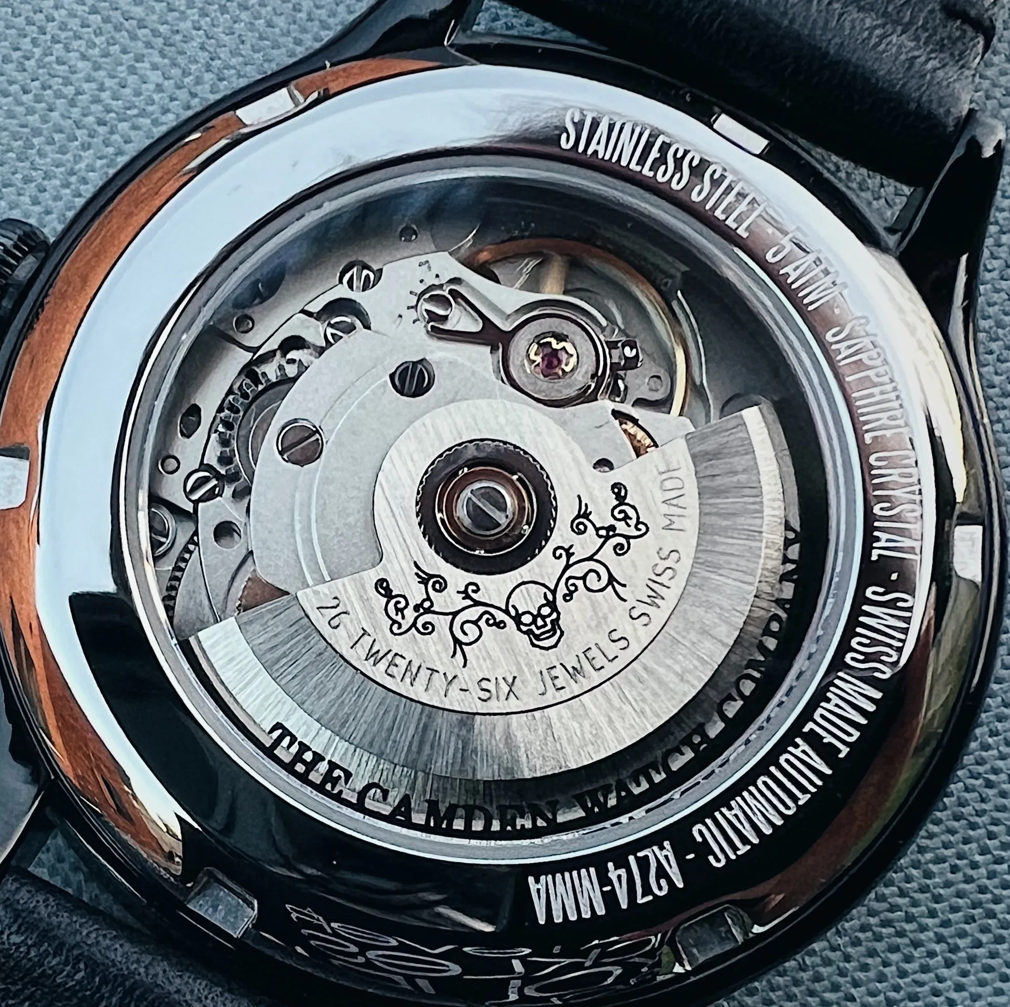 No.274 Automatic Memento Mori black