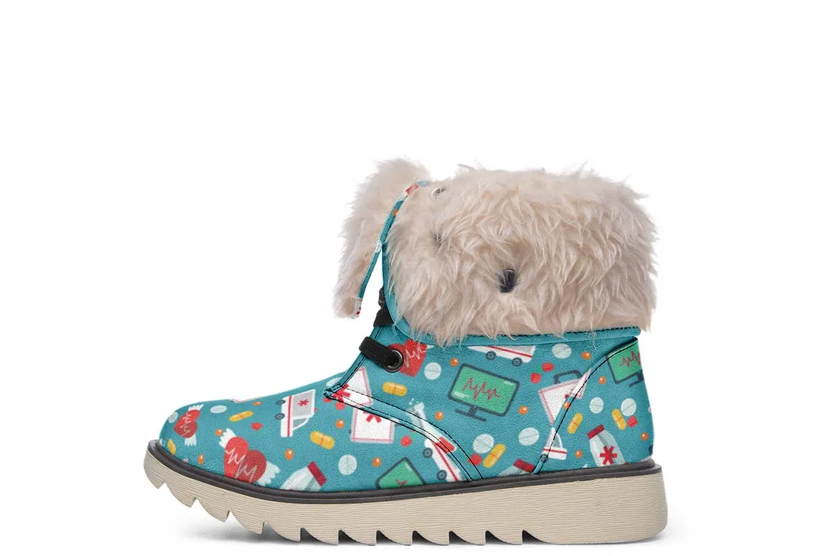 Nurse Pattern Polar Vibe Boots