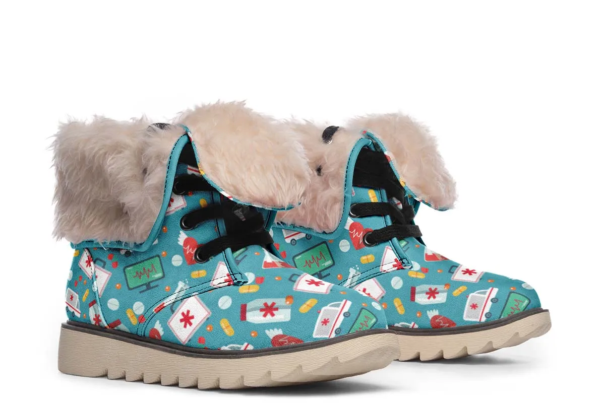 Nurse Pattern Polar Vibe Boots