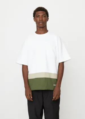 Nylon Panel T-Shirt