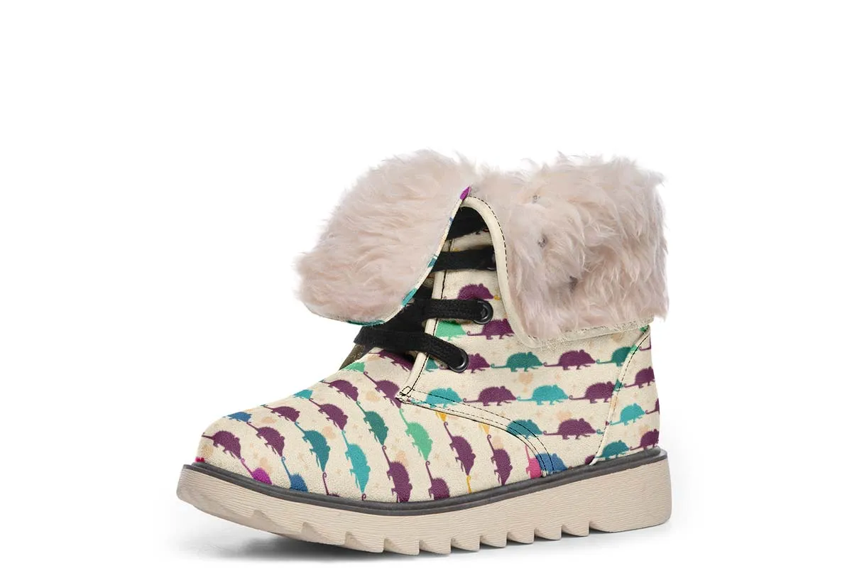 Opossum Pattern Polar Vibe Boots