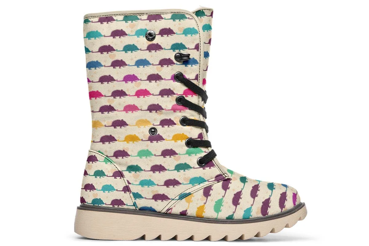 Opossum Pattern Polar Vibe Boots