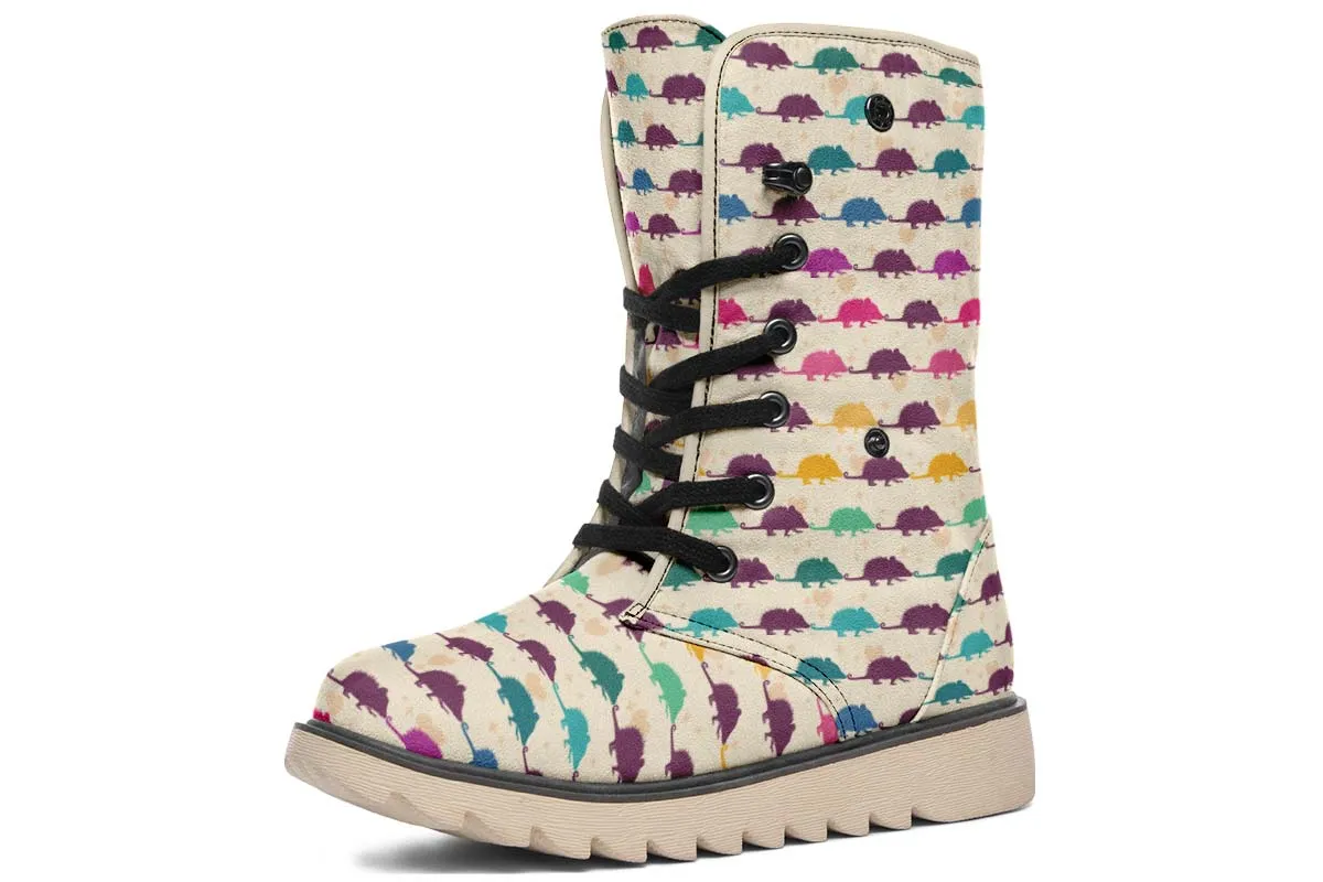 Opossum Pattern Polar Vibe Boots