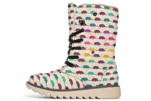 Opossum Pattern Polar Vibe Boots