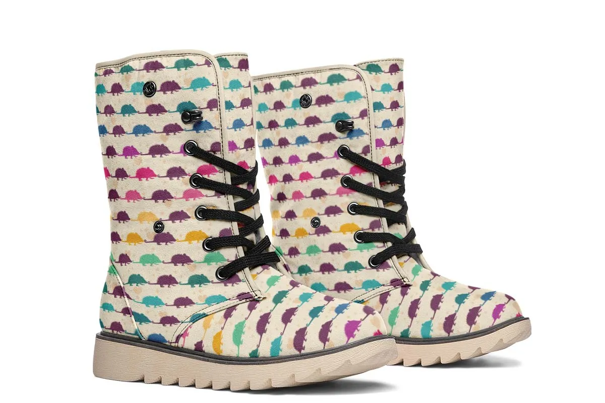 Opossum Pattern Polar Vibe Boots
