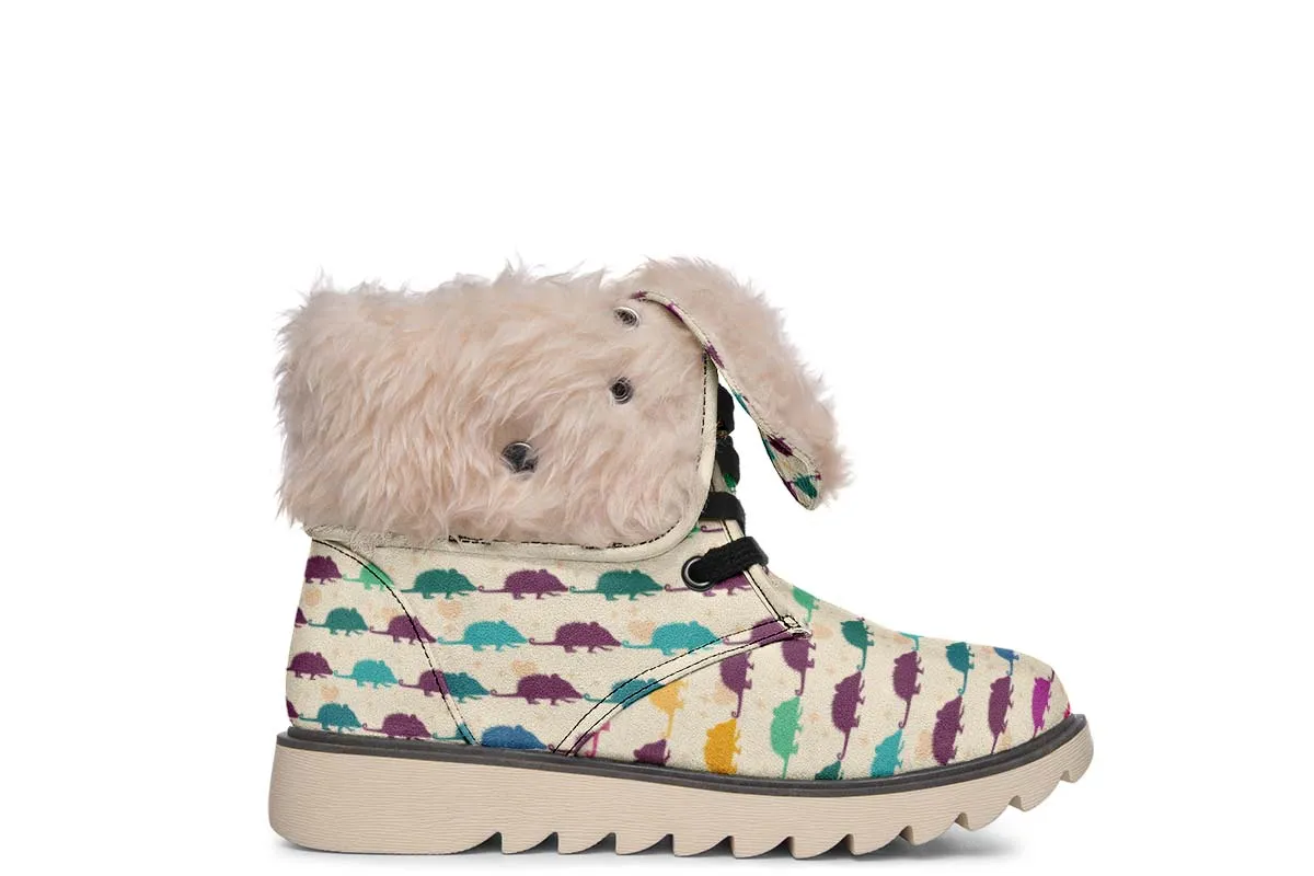 Opossum Pattern Polar Vibe Boots