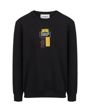 Powder Crewneck Sweatshirt (Black) - I25E01263179000