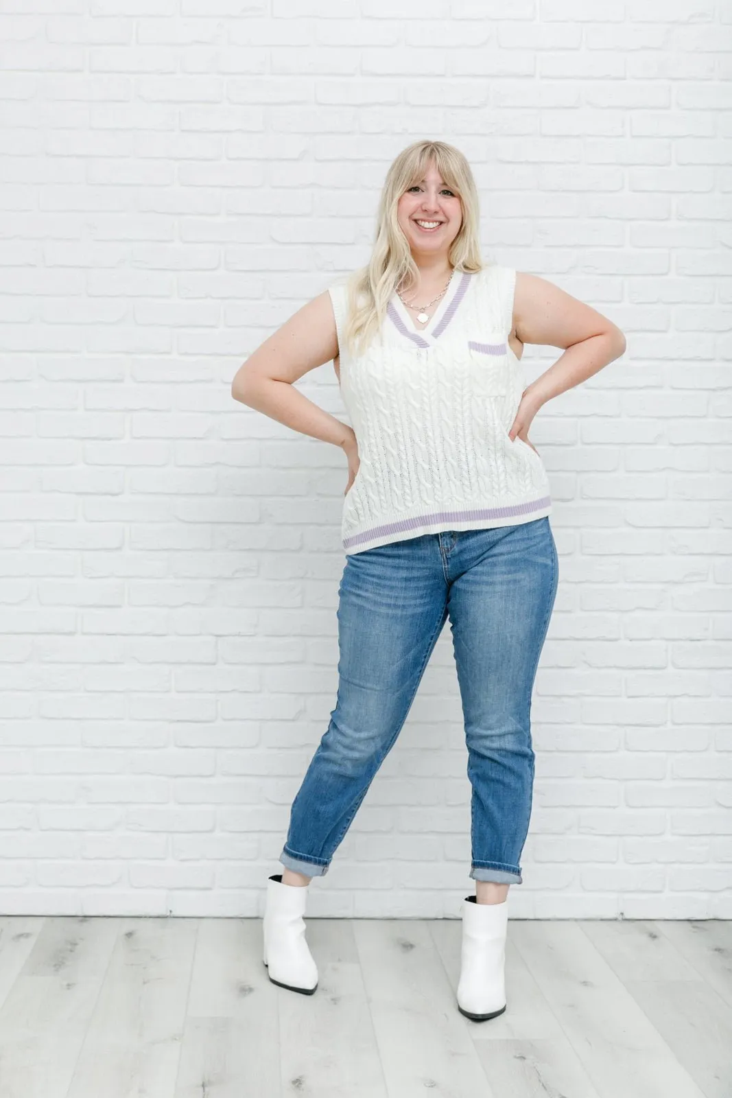 Power Girl Sweater Vest (Online Exclusive)