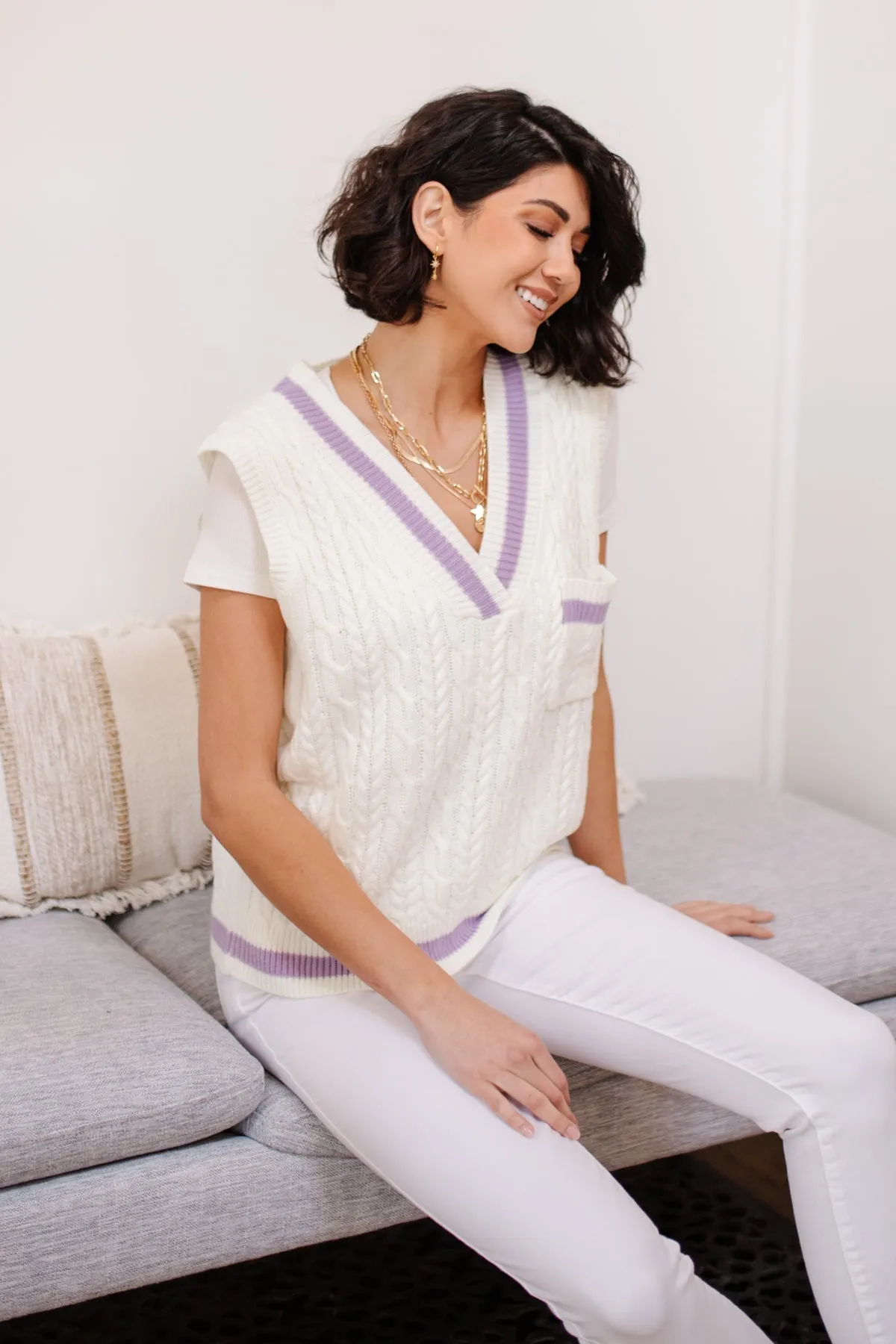 Power Girl Sweater Vest (Online Exclusive)