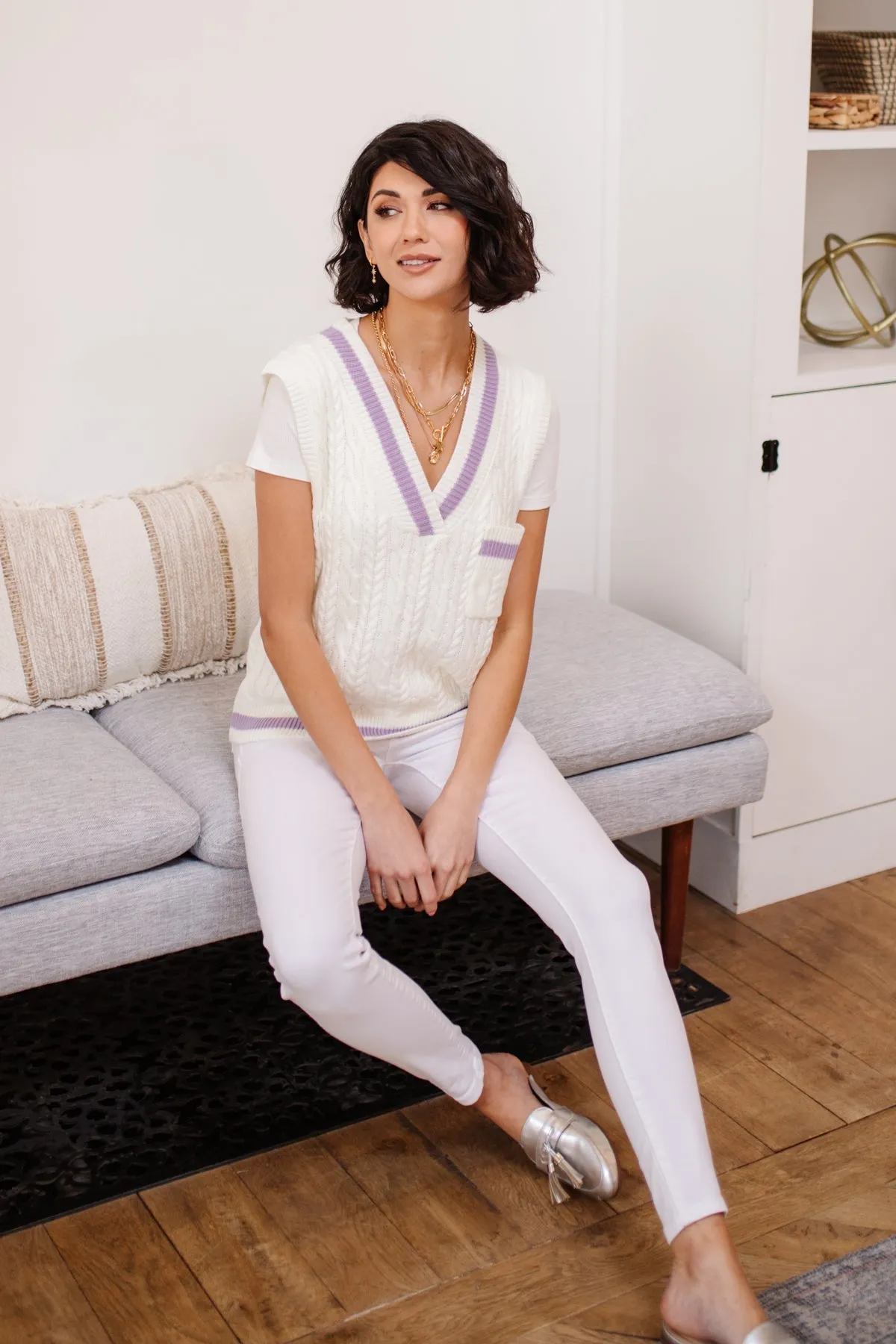 Power Girl Sweater Vest (Online Exclusive)