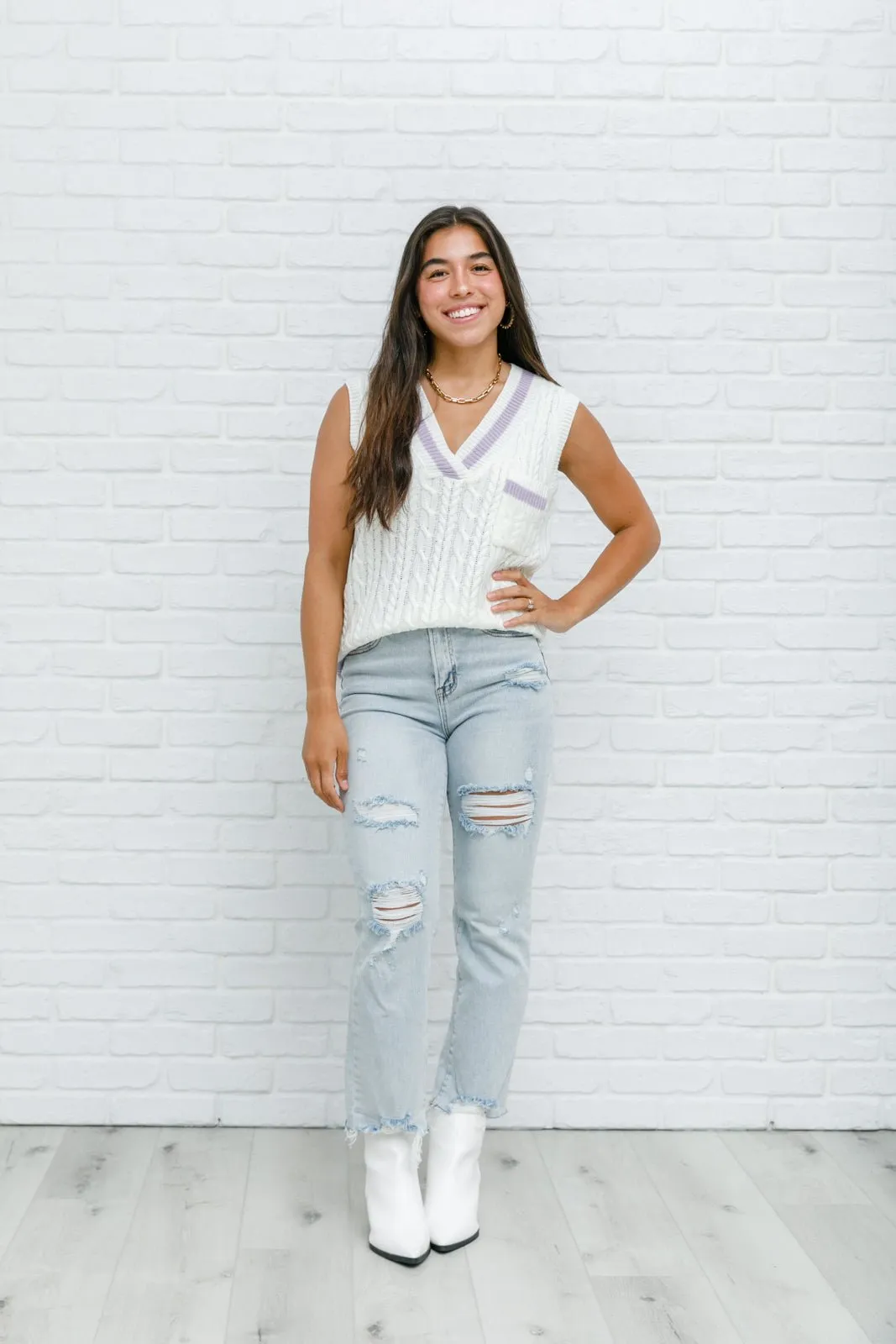 Power Girl Sweater Vest (Online Exclusive)