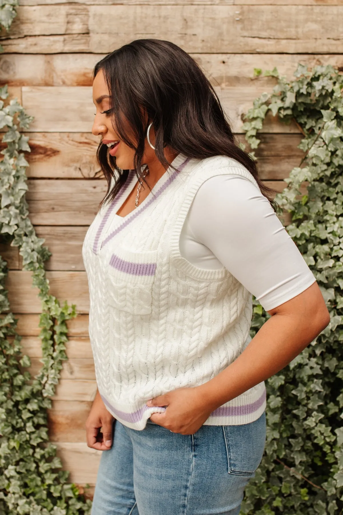 Power Girl Sweater Vest (Online Exclusive)