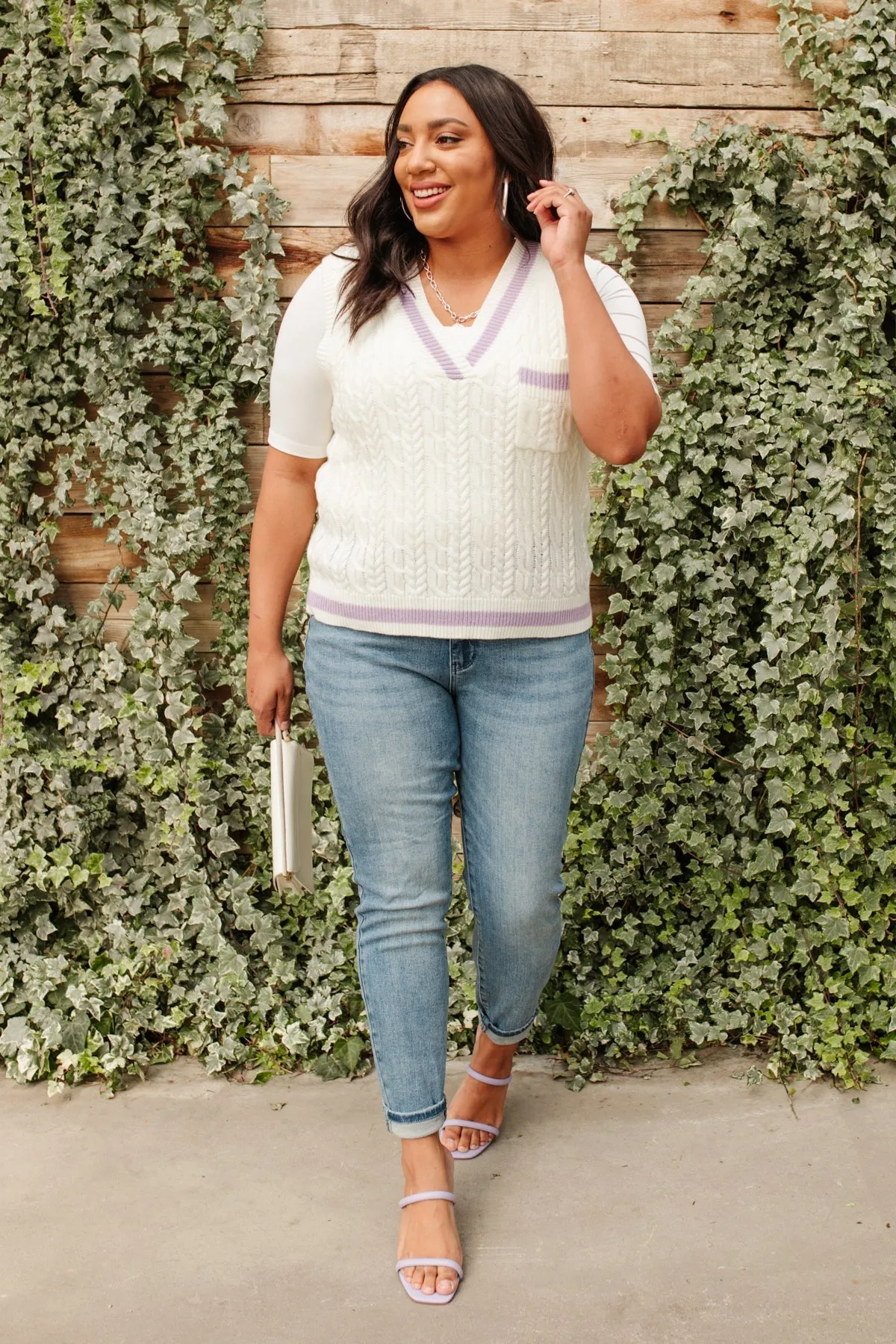 Power Girl Sweater Vest (Online Exclusive)