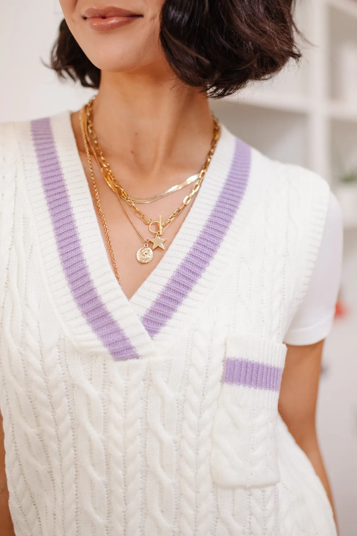 Power Girl Sweater Vest (Online Exclusive)