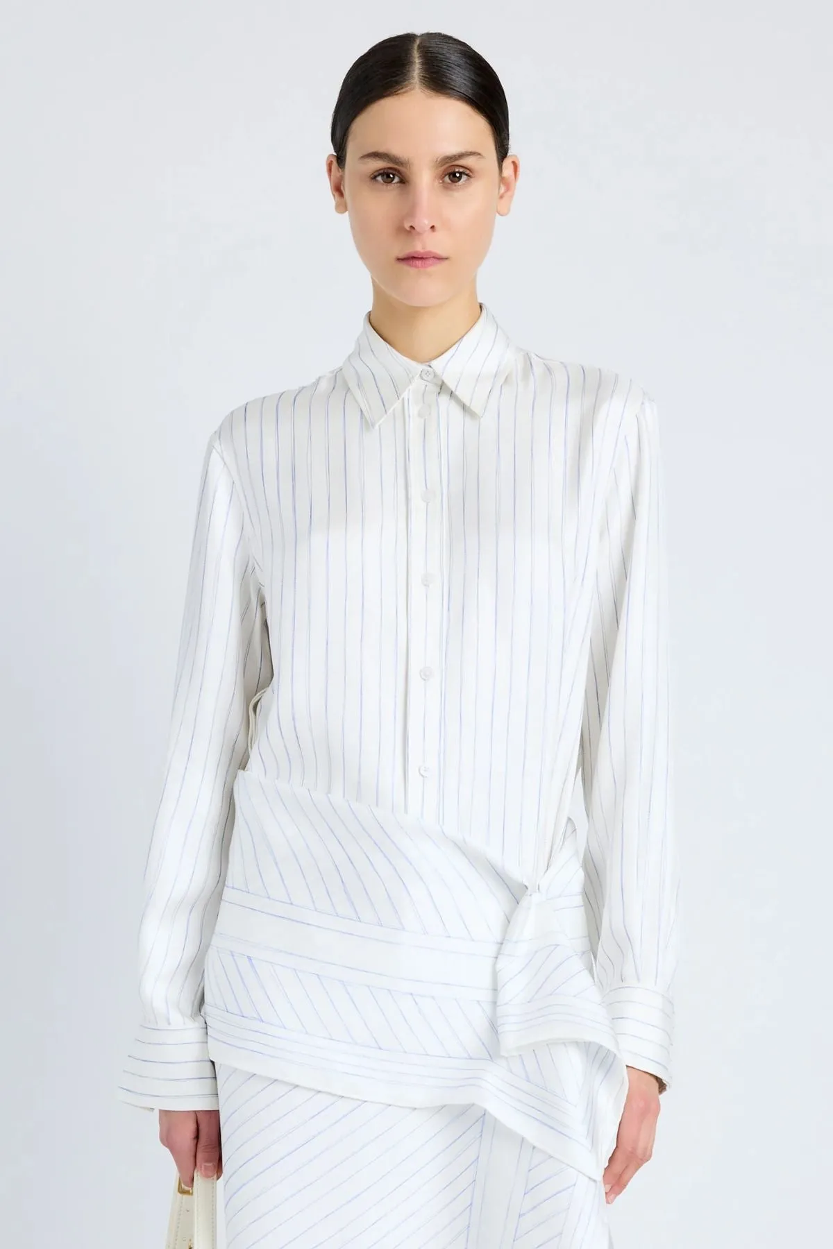 Proenza Schouler Madison Shirt - Ivory Multi