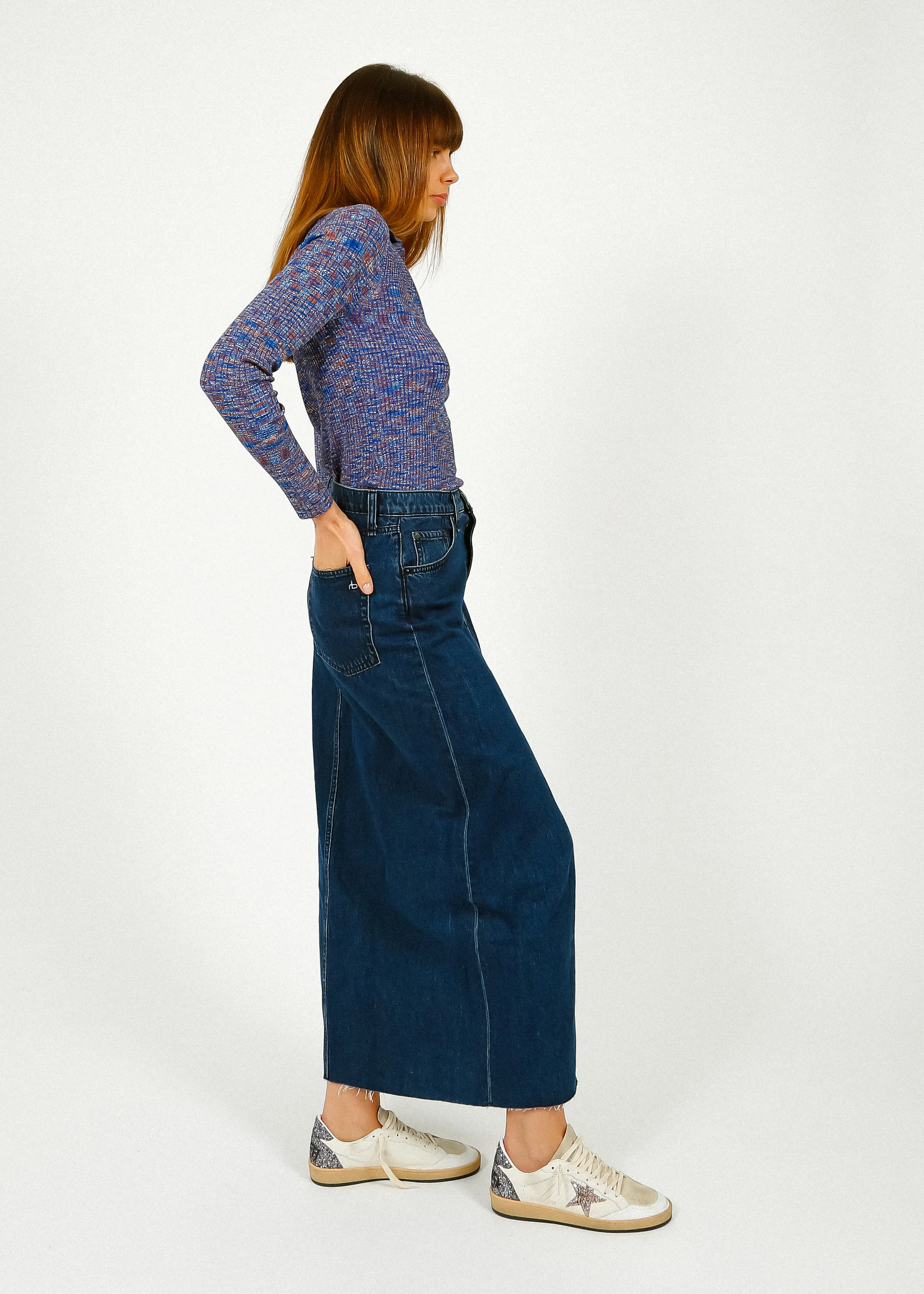 R&B Avery Maxi Skirt in Ari