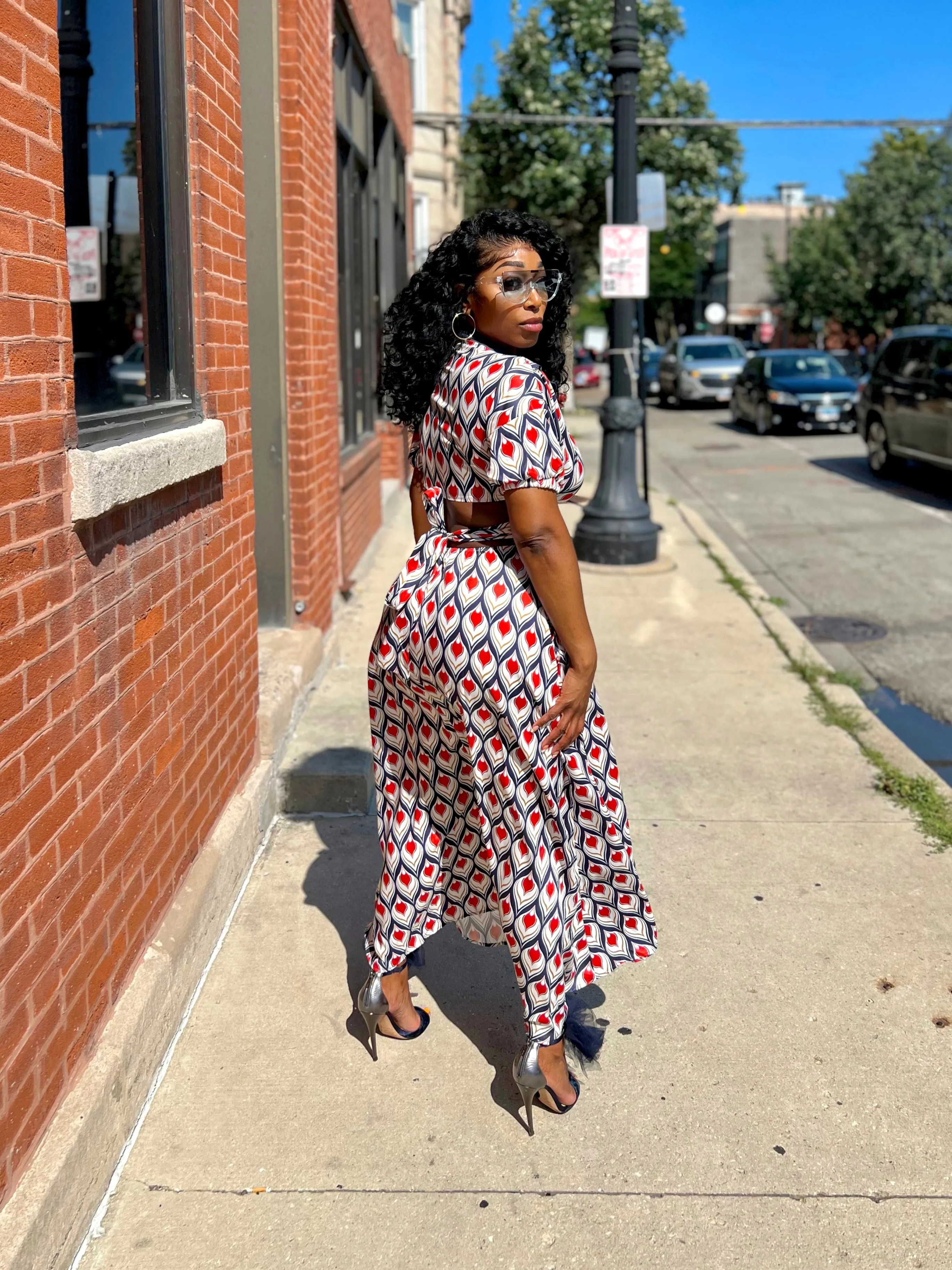 Retro Chic A-Line Dress