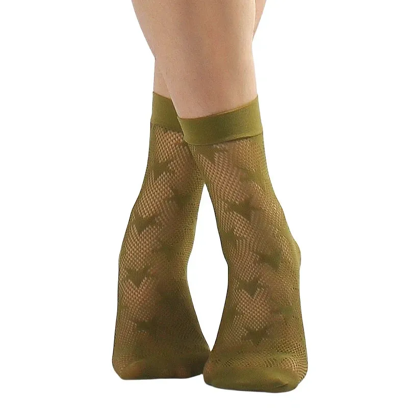 Retro Floral Ankle Socks Series 2