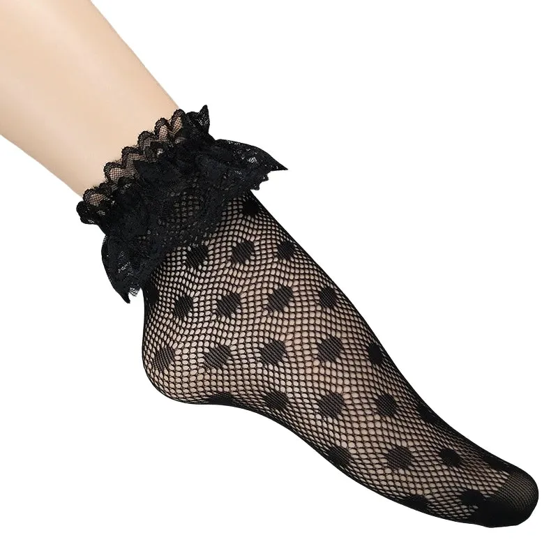 Retro Floral Ankle Socks Series 2