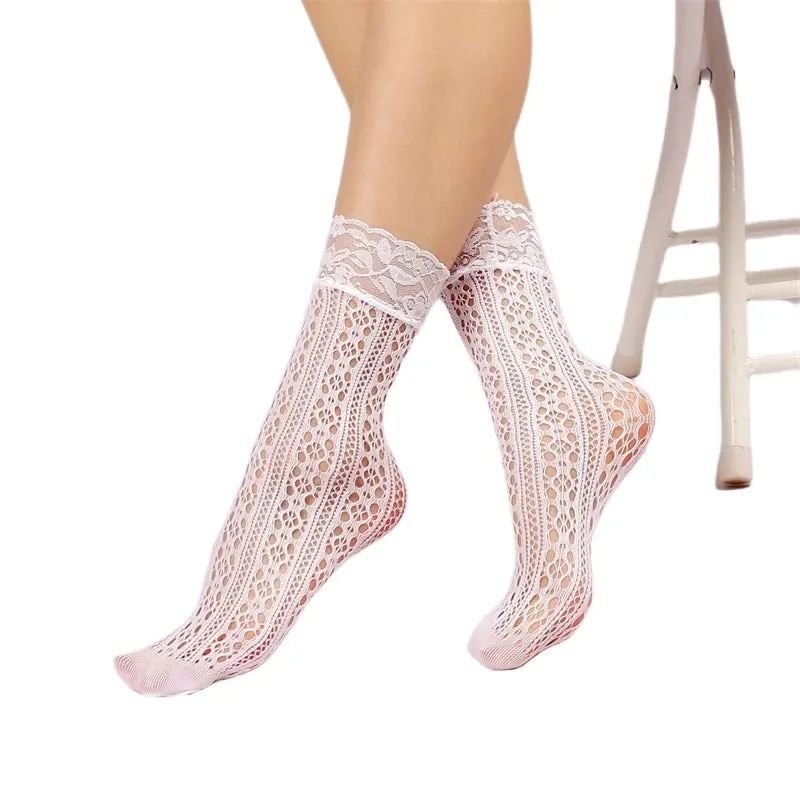 Retro Floral Ankle Socks Series 2