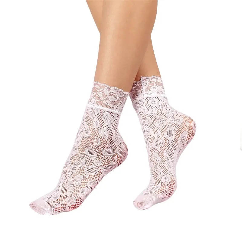 Retro Floral Ankle Socks Series 2