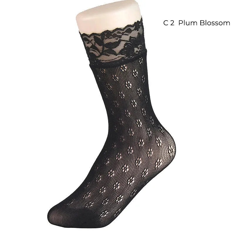 Retro Floral Ankle Socks Series 2