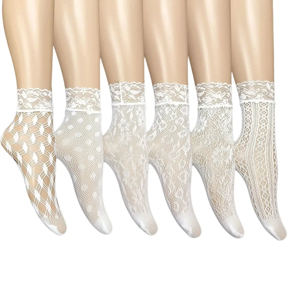 Retro Floral Ankle Socks Series 2
