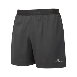 Ronhill Men's Tech All-Terrain 5 Inch Short in All Black SS25
