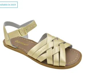 Saltwater Retro sandal ( Gold, Adult)