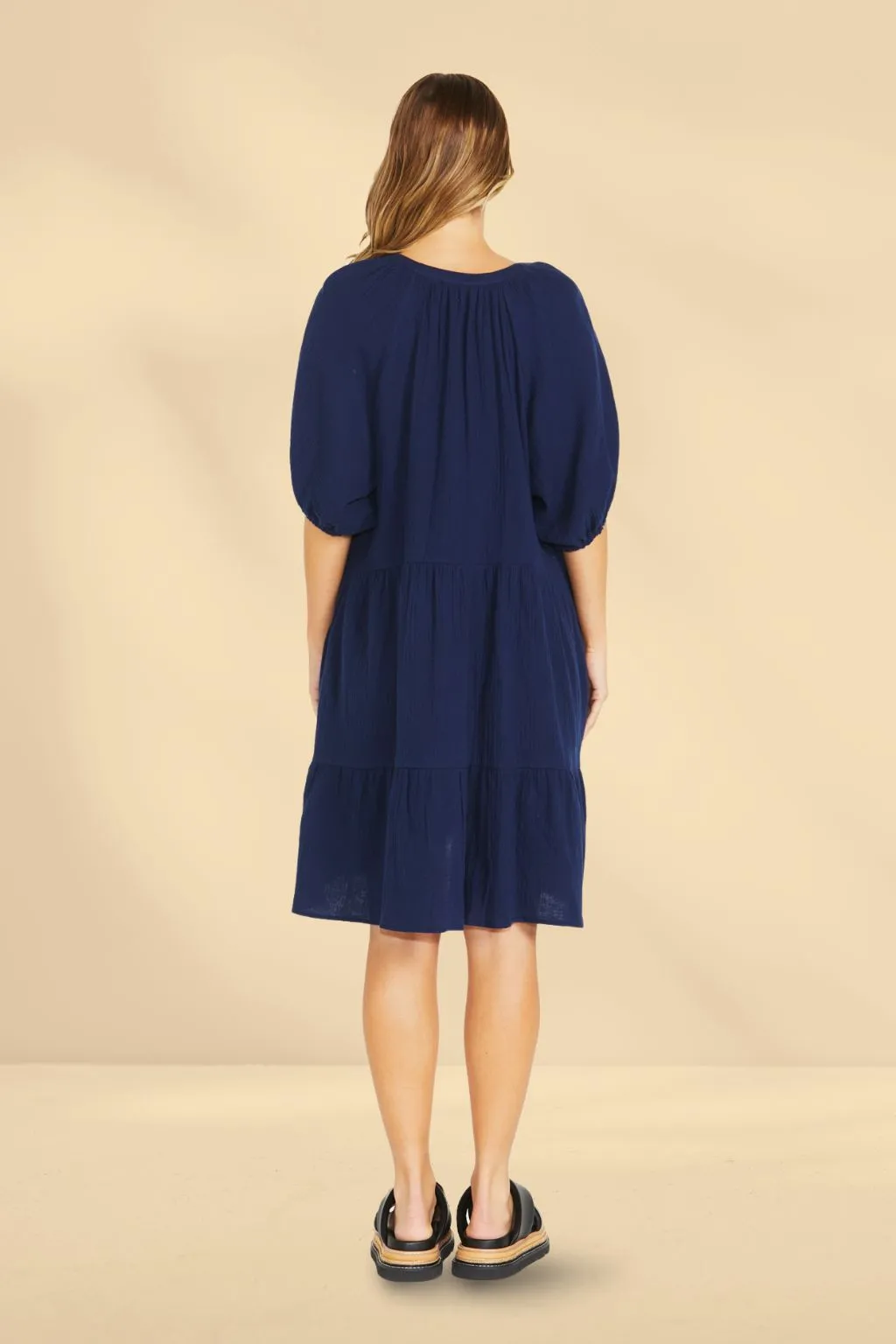 Sass Henny Dress Navy