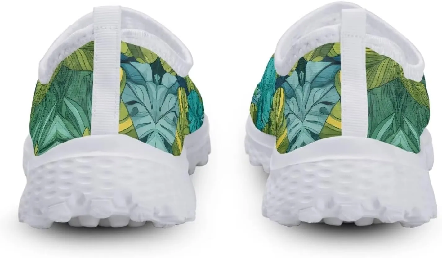 Shoes for Womens Girls Walking Sneakers Casual Slip On Outdoor Tennis Loafers for Athletic Gym Size 5.5-11.5 White Sole