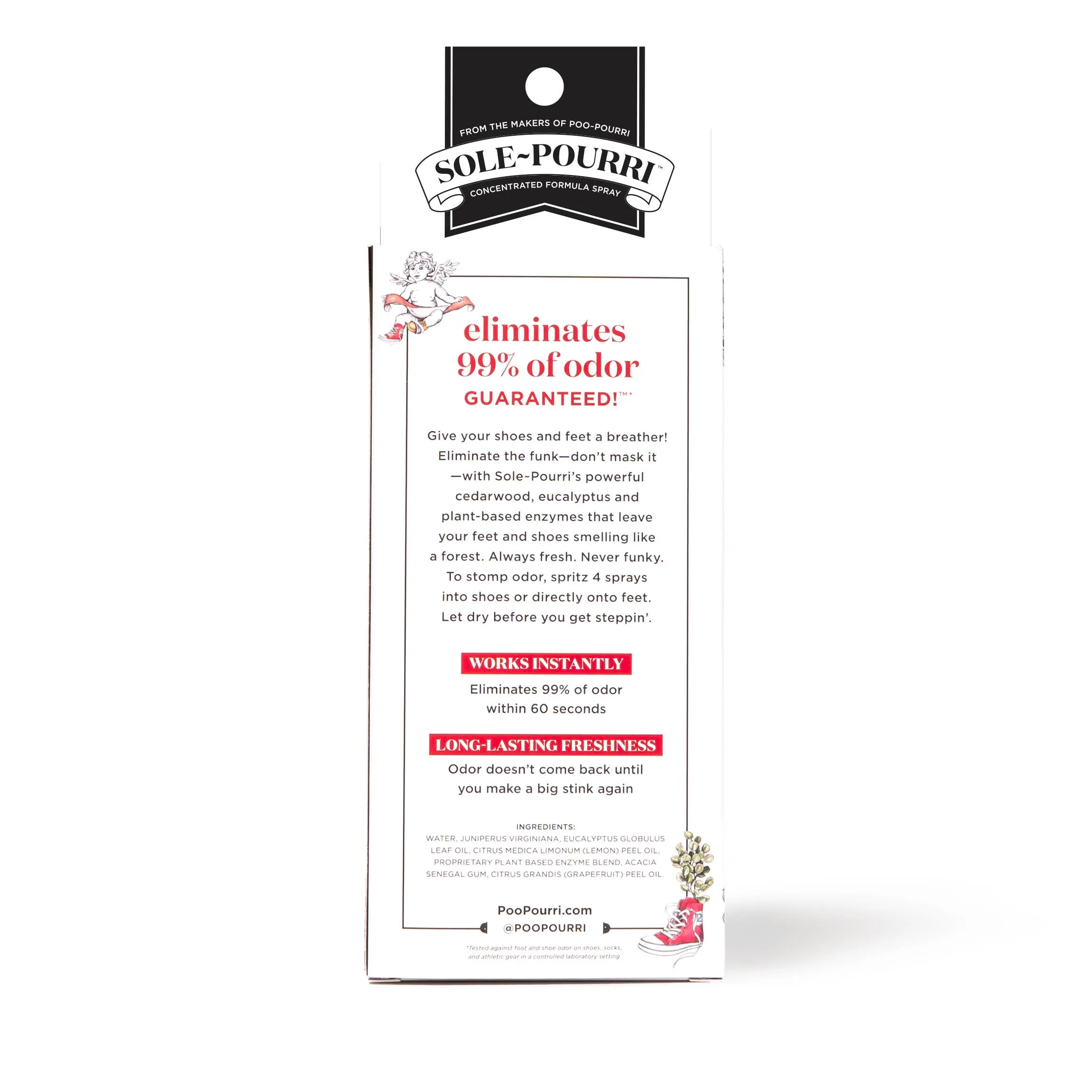 Sole~Pourri Shoe   Foot Odor Spray - By Pourri