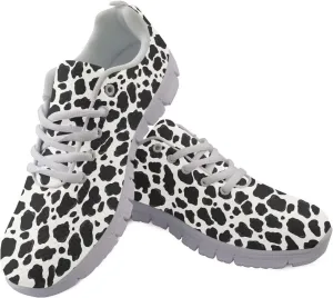 Sport Running Shoes Platform Workout Tennis Loafers for Women Comfortable Lightweight Elastic Non-Slip Shoes for Athletic Size 5-12 White Sole