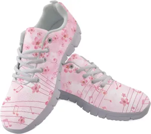 Sport Running Shoes Platform Workout Tennis Loafers for Women Comfortable Lightweight Elastic Non-Slip Shoes for Athletic Size 5-12 White Sole