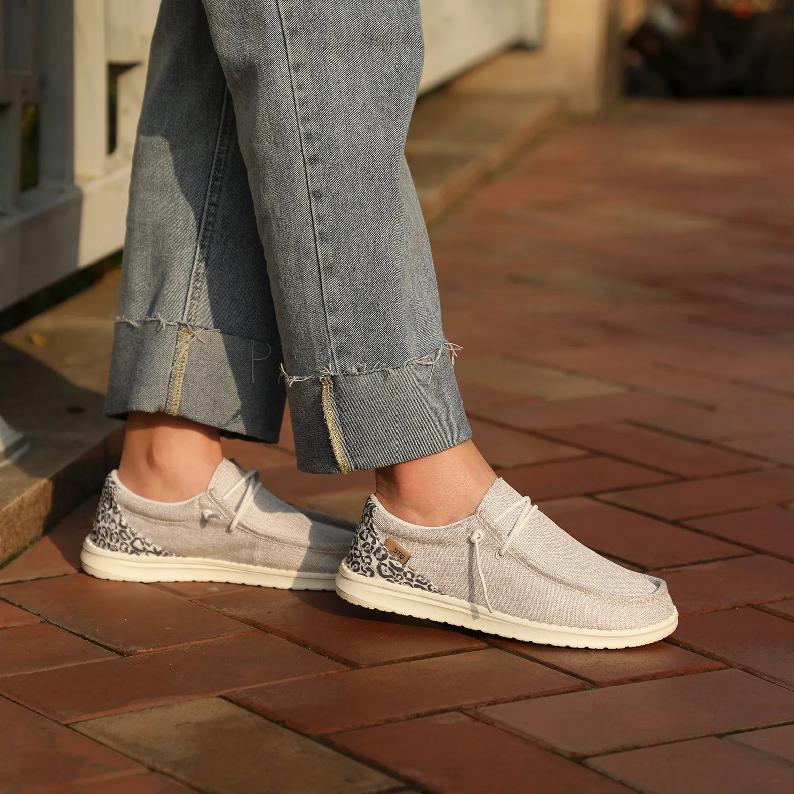 STQ Women's Orthopedic Loafers丨Lightweight Casual Boat Shoes for Plantar Fasciitis