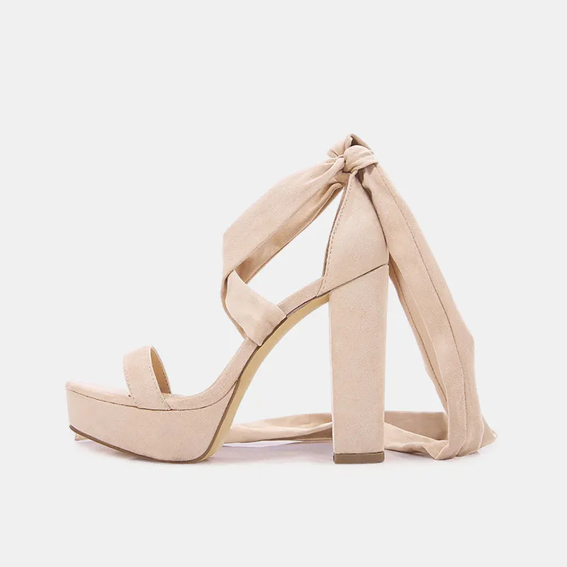 Suede Strappy Sandals