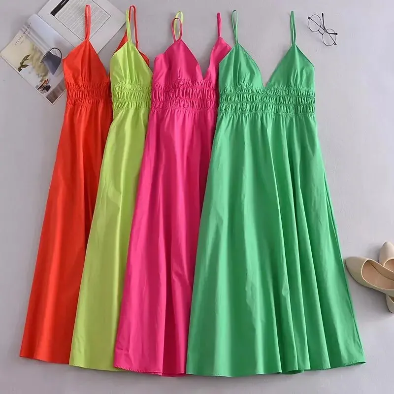 Summer Breeze V-Neck Dress