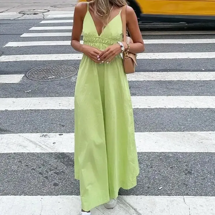 Summer Breeze V-Neck Dress