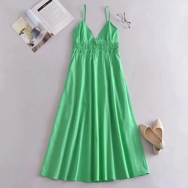 Summer Breeze V-Neck Dress