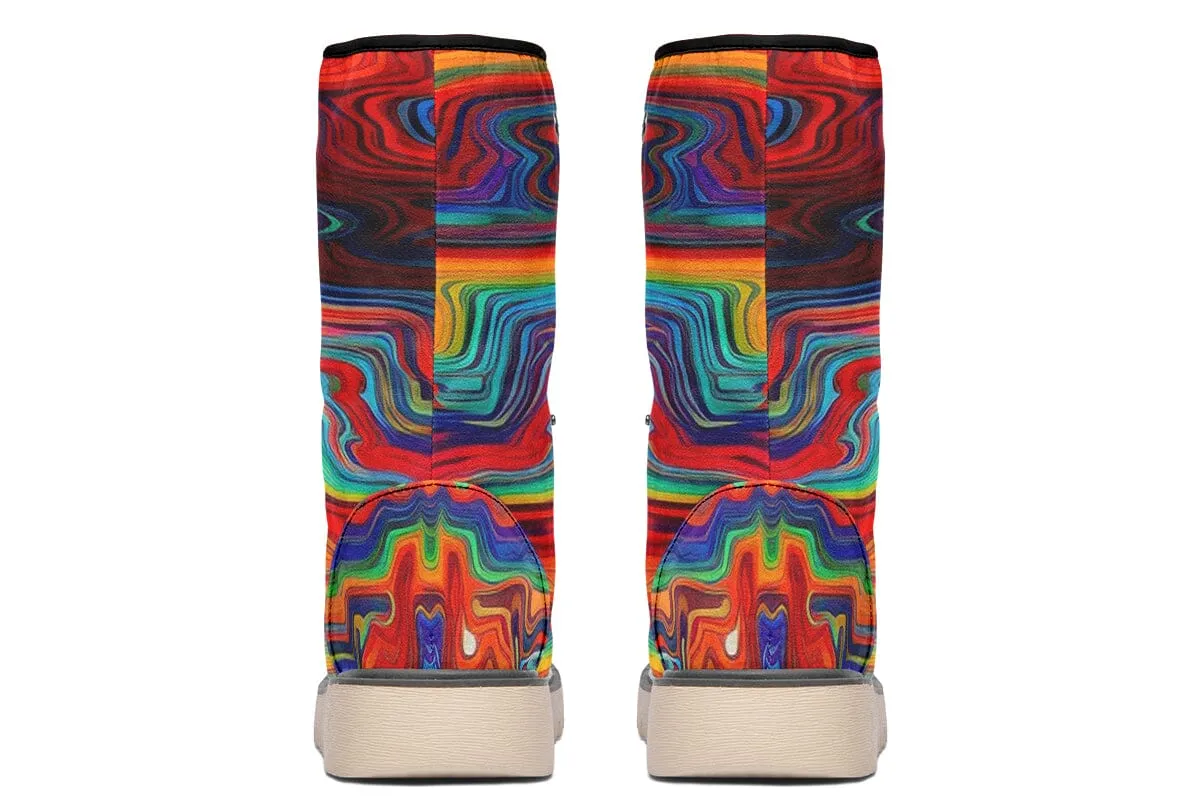 Swirling Vision Moon Boots