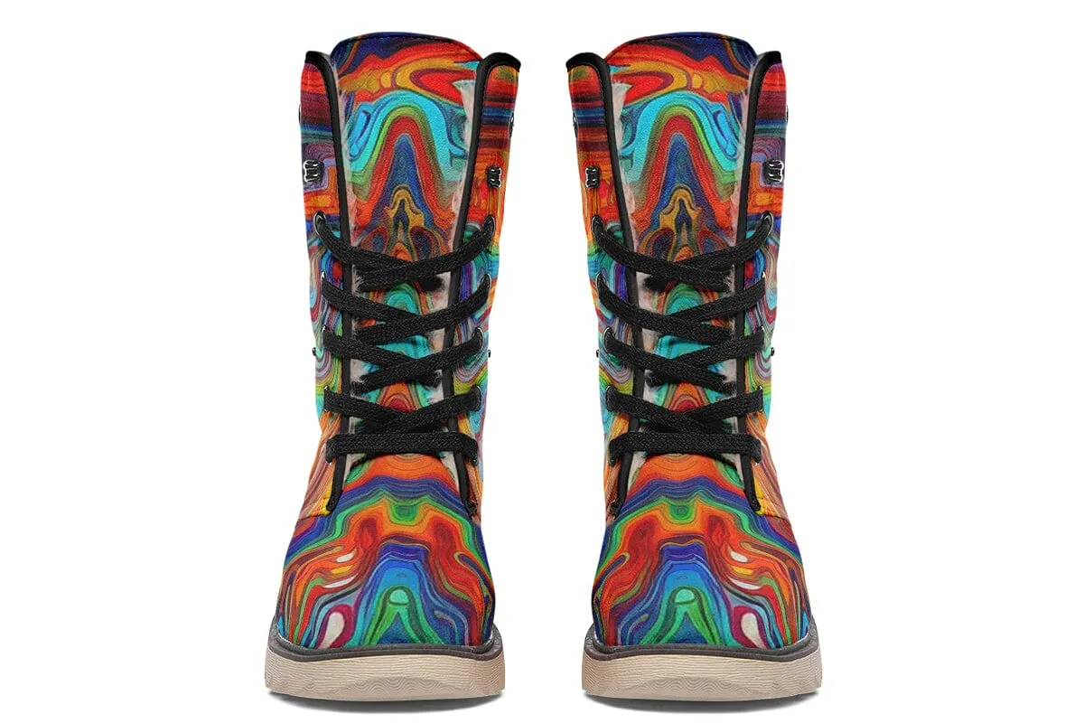 Swirling Vision Moon Boots