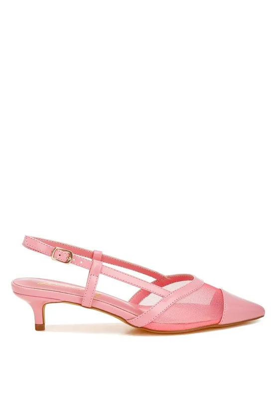 Temptress Mesh Slingback Sandals