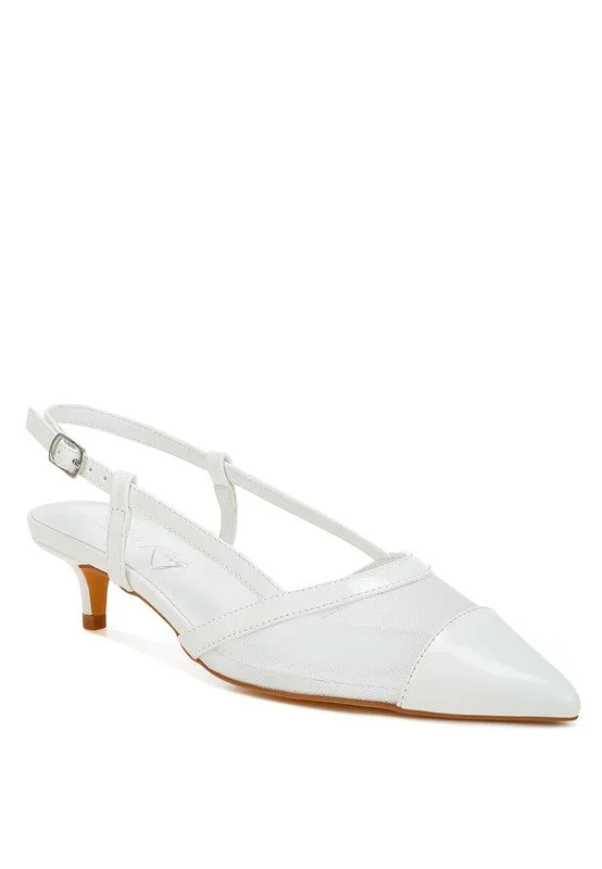 Temptress Mesh Slingback Sandals