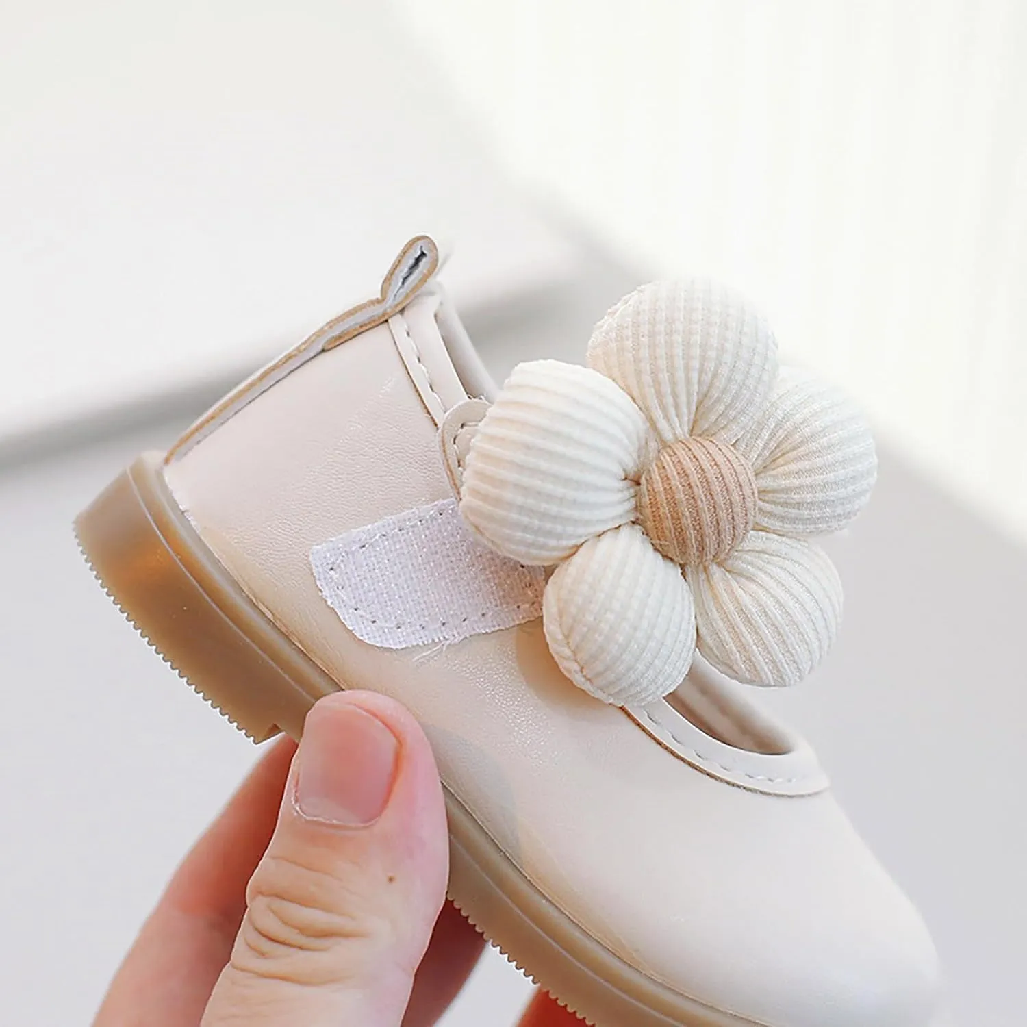 Toddler Baby Girls Dress Shoes Mary Jane Flats for Party School Wedding Ballet Shoes Flower Girls Dress Shoes