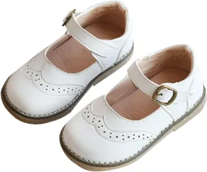 Toddler Girls Dress Shoes Mary Jane Ballet Flats Flower Girl Dress Shoes School Party Wedding Shoes