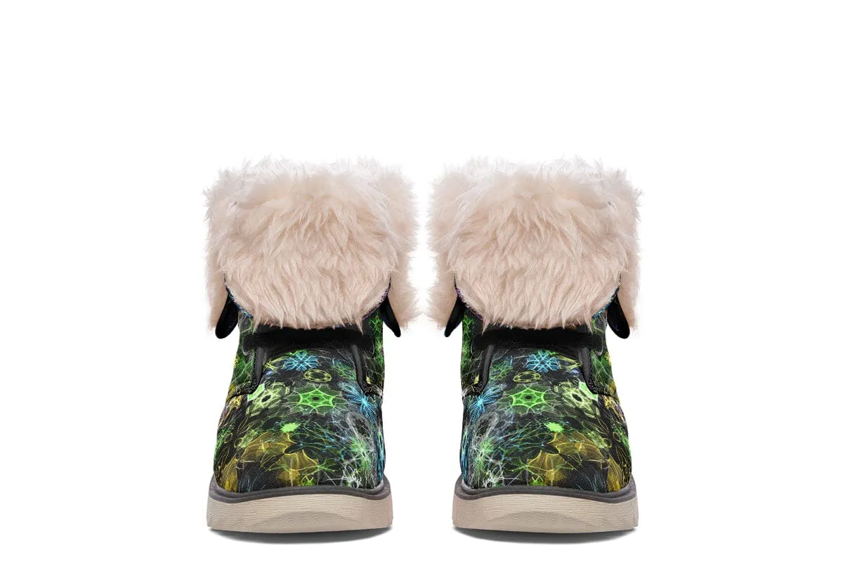 Trippy Constellation Moon Boots