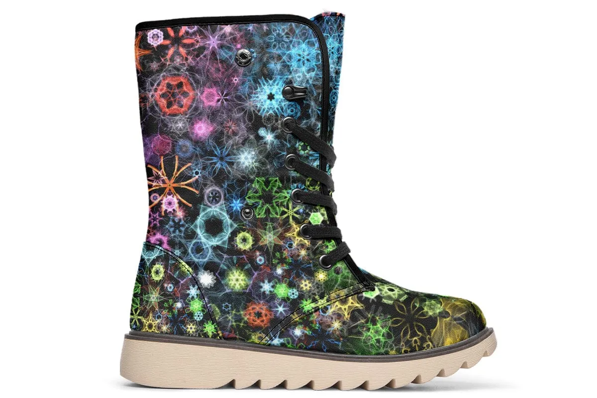 Trippy Constellation Moon Boots