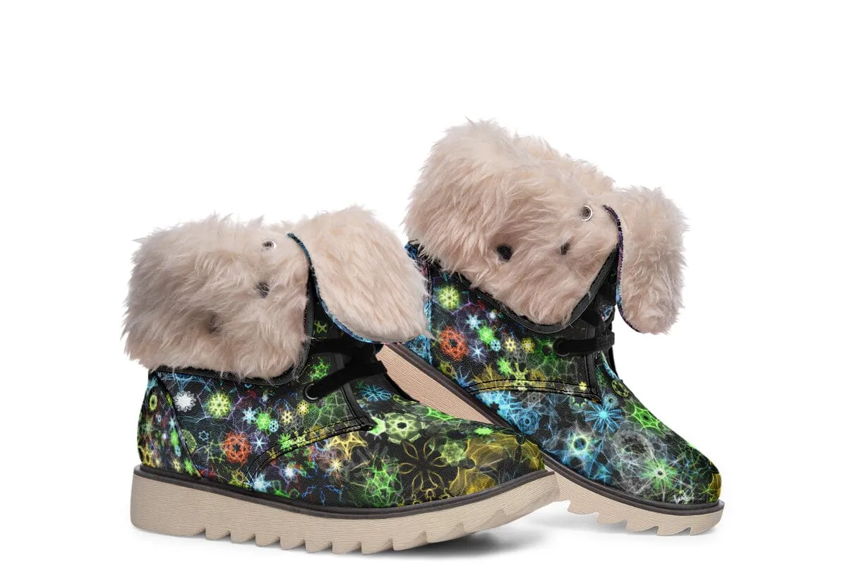 Trippy Constellation Moon Boots