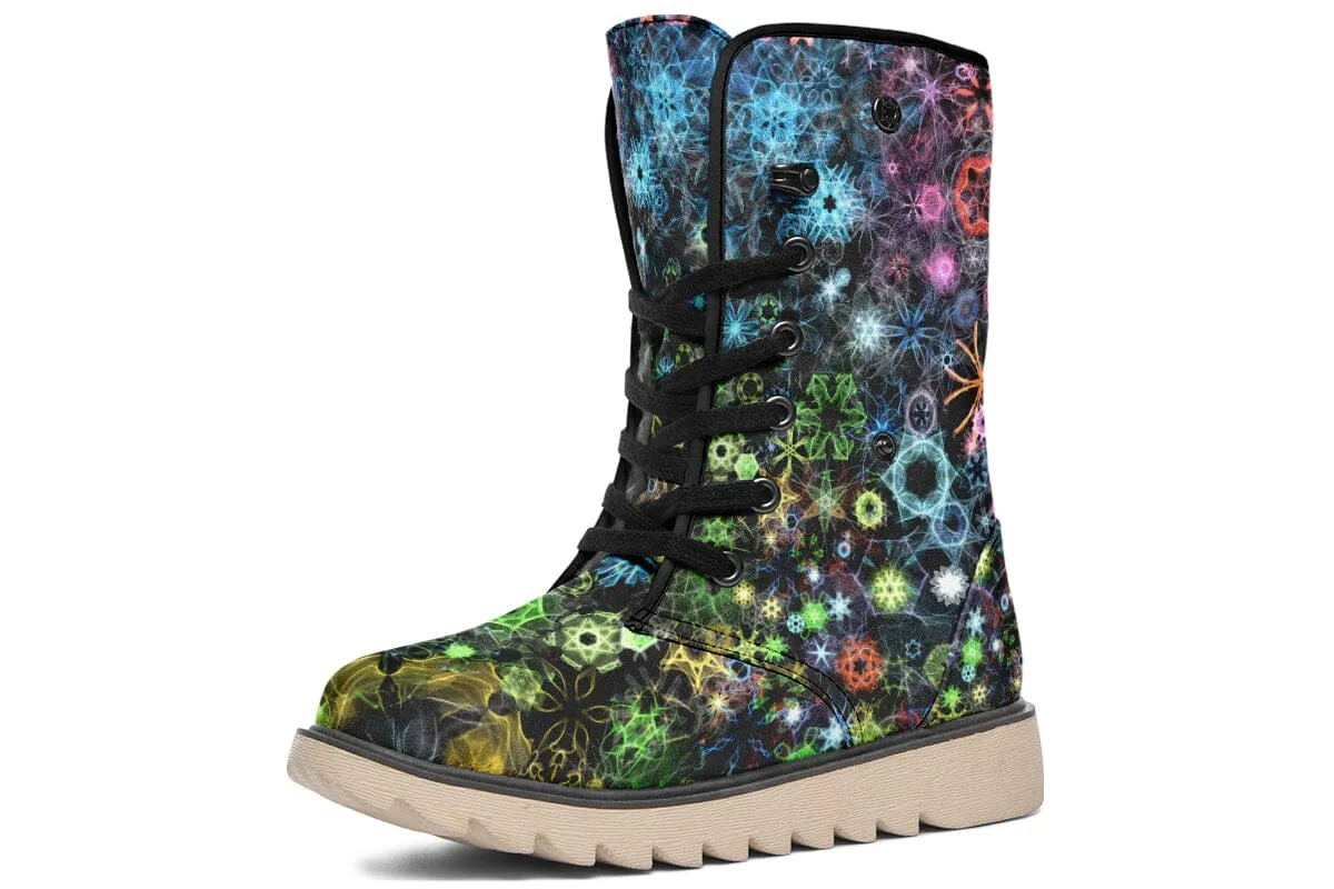 Trippy Constellation Moon Boots