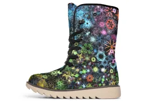 Trippy Constellation Moon Boots